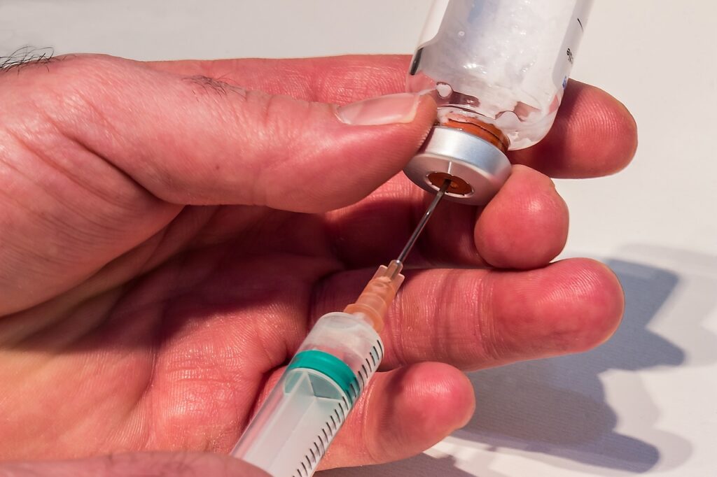 Injection, Needle, Disposable syringe